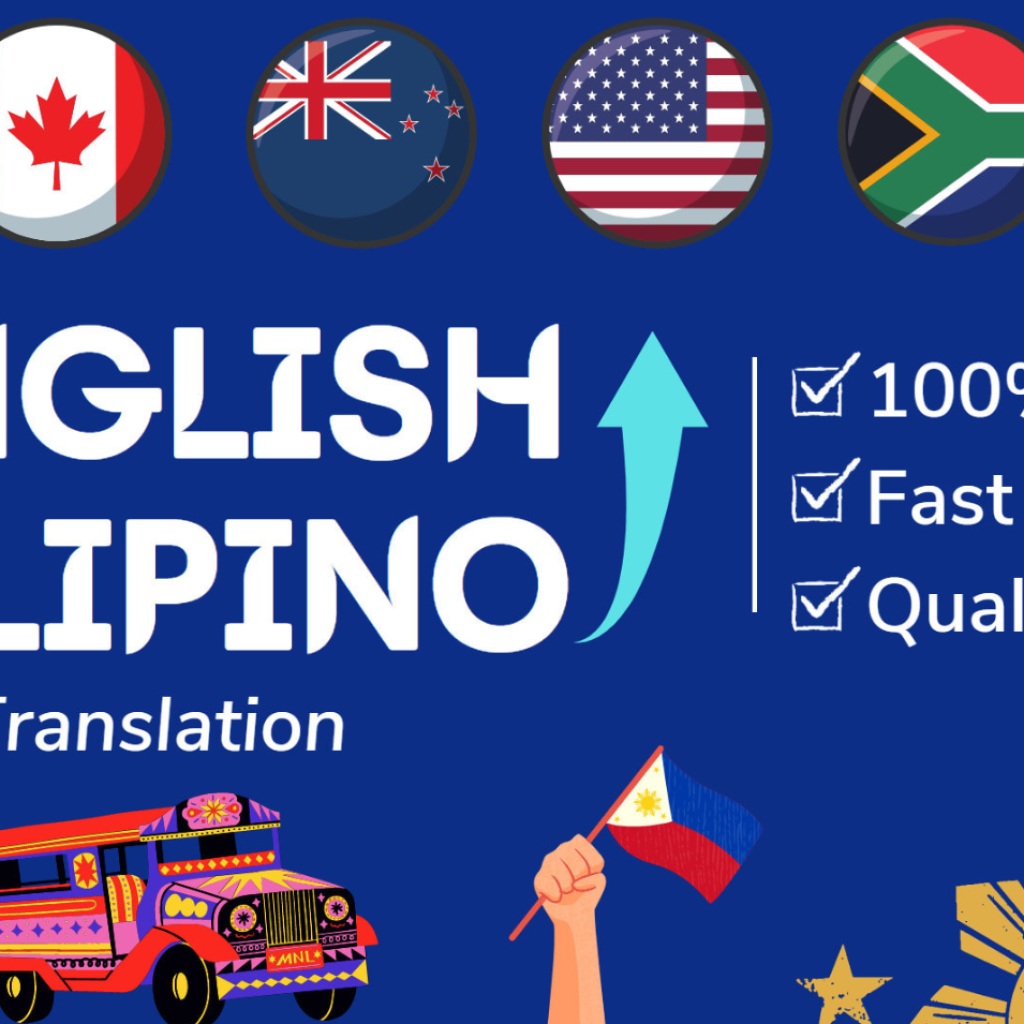 76385WRITING TRANSLATIONS (Filipino to English/English to Filipino)